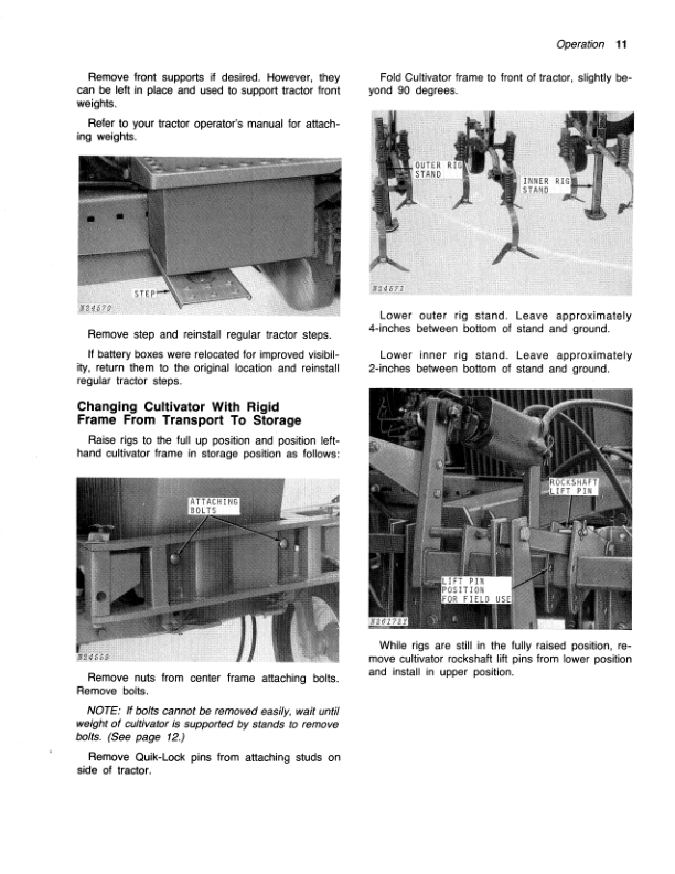 John Deere FM Series Row-Crop Cultivators Operator’s Manual (OMN159346) Workshop Guide