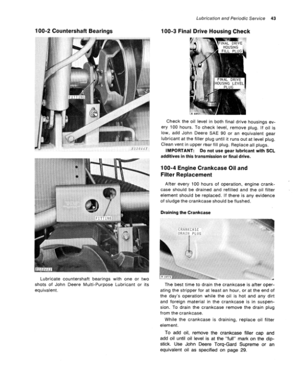 John Deere 482 Cotton Stripper Operator’s Manual (OMN159352) Workshop Guide