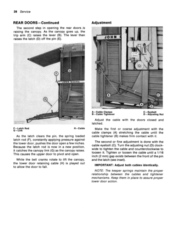 John Deere 200 Stack Wagons Operator’s Manual (OMN159411) Workshop Guide