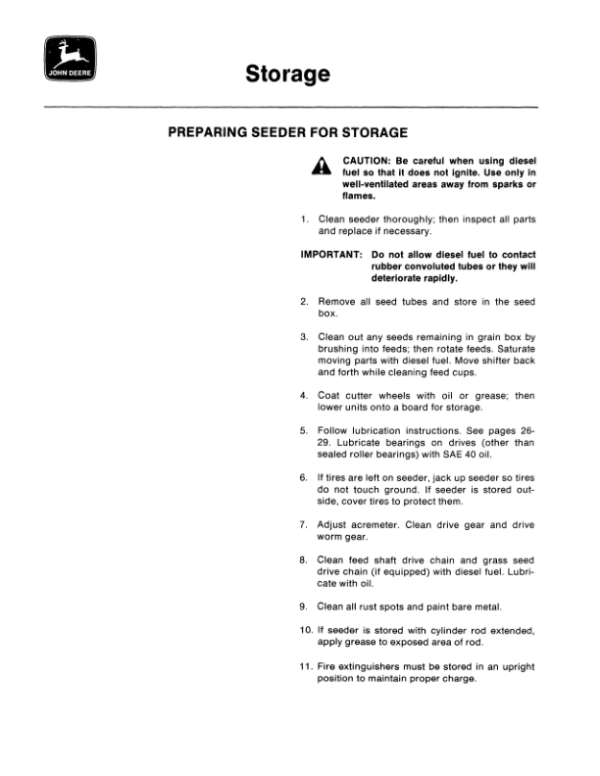 John Deere 251 Power Till Seeder Operator’s Manual (OMN200002) Workshop Guide