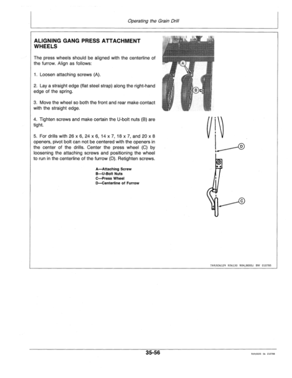John Deere 8000 Series Grain Drills North America (061877- ) Operator’s Manual (OMN200040) Workshop Guide