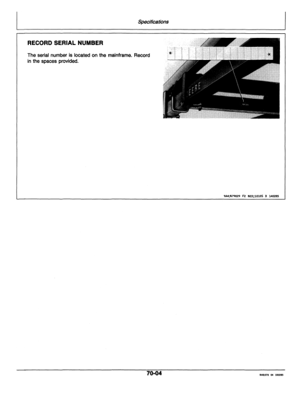 John Deere 1010 Series Field Cultivator (017194-) Operator’s Manual (OMN200075) Workshop Guide