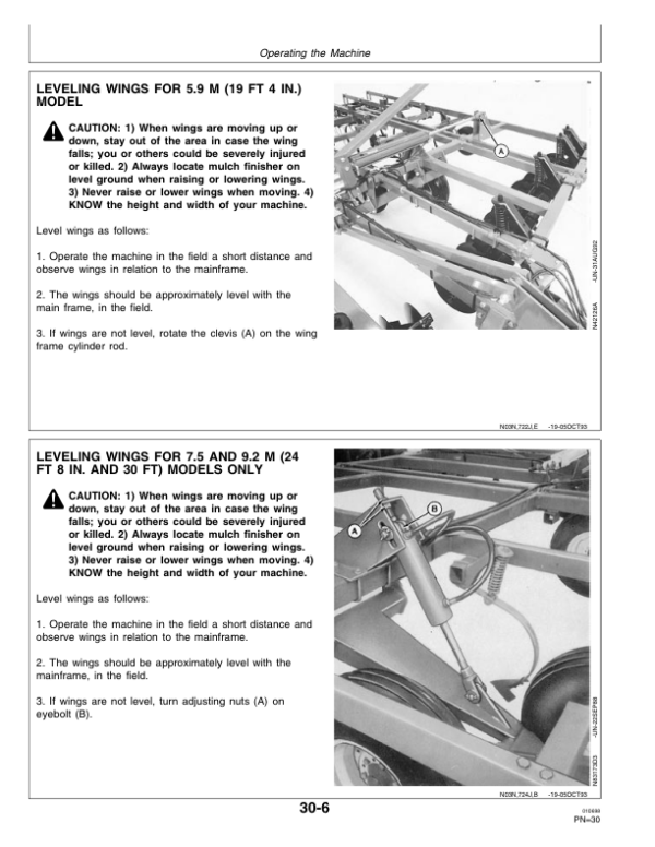 John Deere 724 Mulch Finisher Operator’s Manual (OMN200133) Workshop Guide