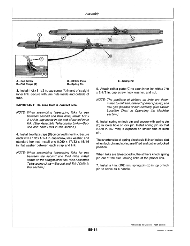 John Deere 8000 Grain Drill Hitch Operator’s Manual (OMN200227) Workshop Guide