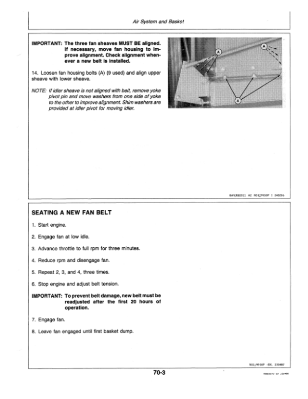 John Deere 9950 Cotton Picker Operator’s Manual (OMN200242) Workshop Guide