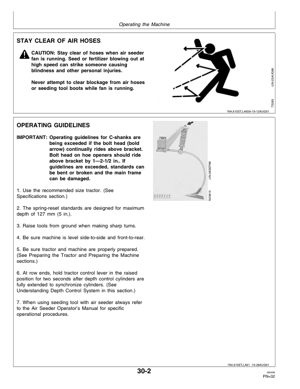 John Deere 610 Tool Seeder Operator’s Manual (OMN200332) Workshop Guide