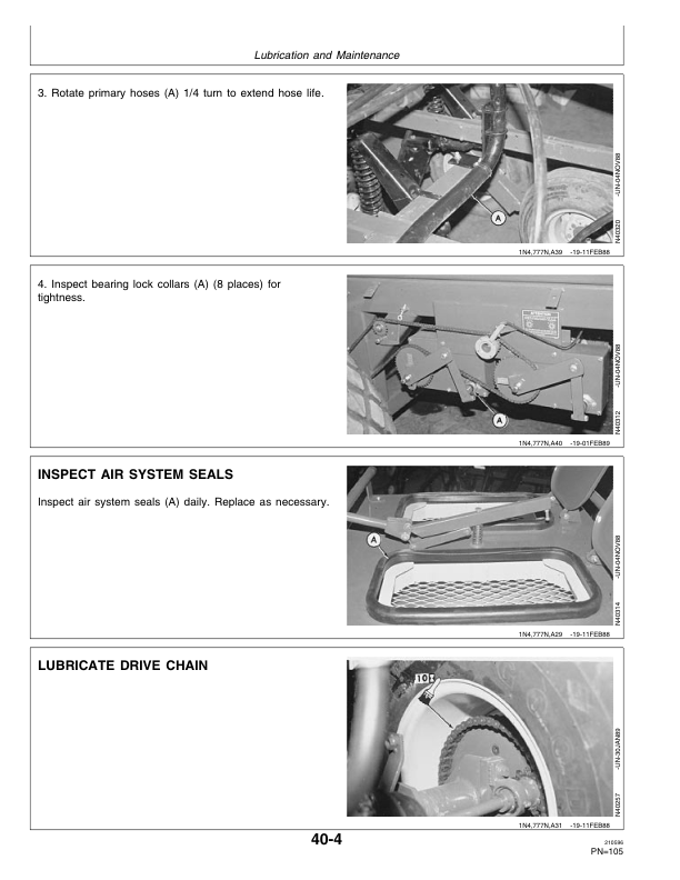 John Deere 777 Air Seeding System Operator’s Manual (OMN200369) Workshop Guide