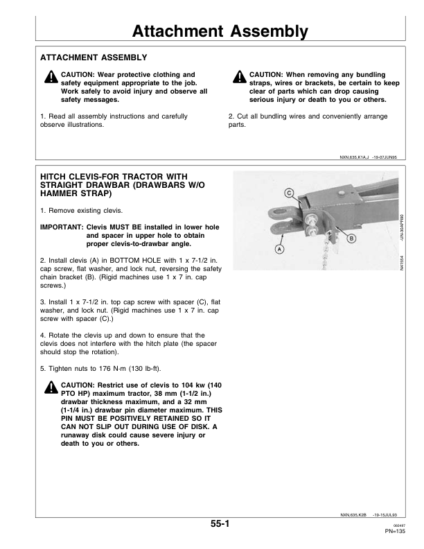 John Deere 630 Disk Operator’s Manual (OMN200404) Workshop Guide