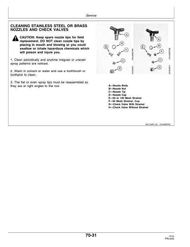 John Deere 6500 Self-Propelled Sprayer (002001-) Operator’s Manual (OMN200439) Workshop Guide