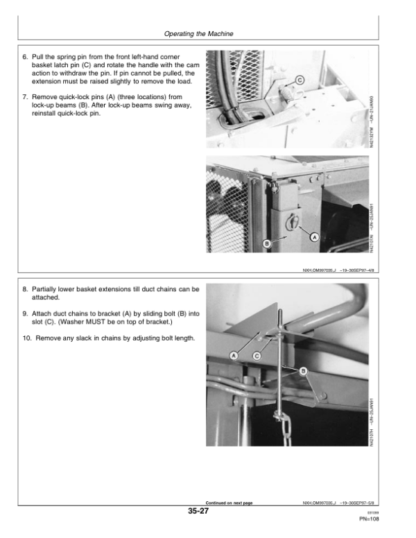John Deere 9970 Cotton Picker (004001-) Operator’s Manual (OMN200728) Workshop Guide