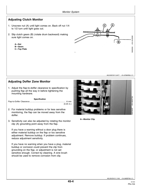 John Deere 990 Cotton Picker Operator’s Manual (OMN200936) Workshop Guide