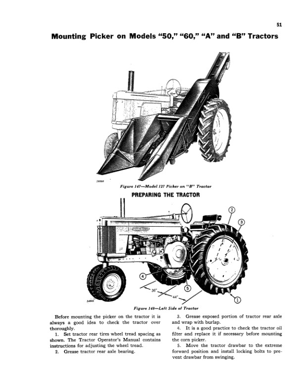 John Deere 127 Corn Picker Operator’s Manual (OMN24354) Workshop Guide