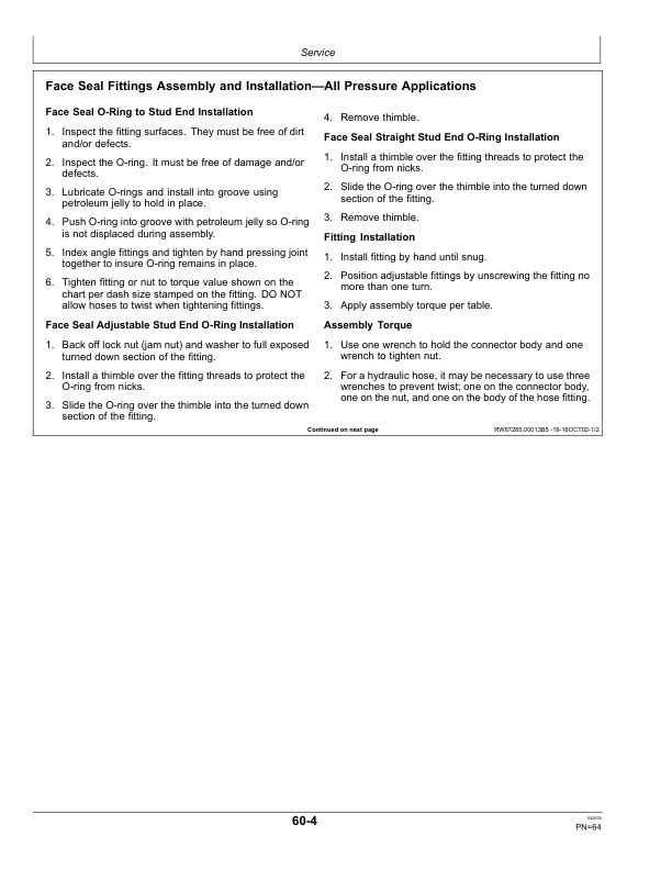 John Deere 3710 Drawn Rigid Moldboard Plow (004000-) Operator’s Manual (OMN250320) Workshop Guide