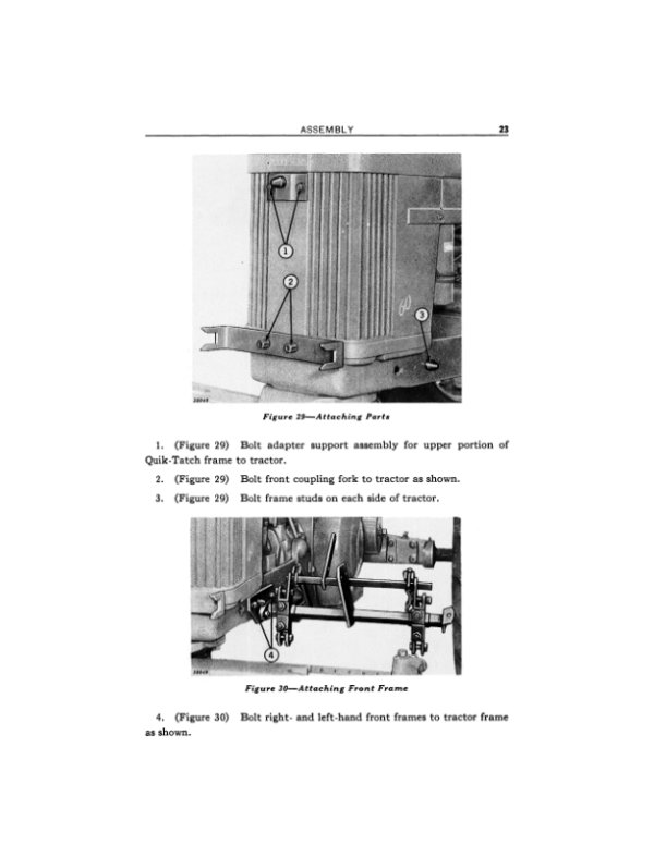 John Deere 220 Series Row-Crop Cultivator Operator’s Manual (OMN27154) Workshop Guide