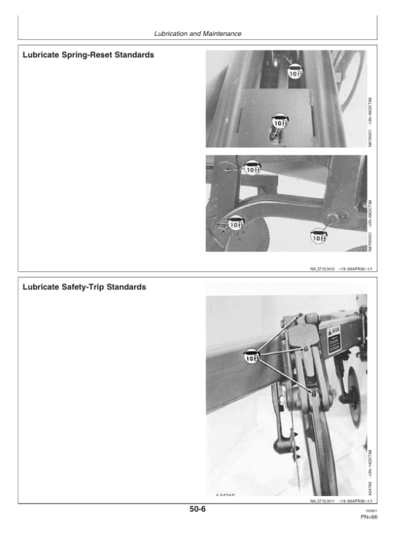 John Deere 3710 Drawn Rigid Moldboard Plow Operator’s Manual (OMN300045) Workshop Guide