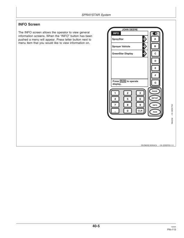 John Deere 4920 Self-Propelled Sprayer (000101-) Operator’s Manual (OMN300349) Workshop Guide