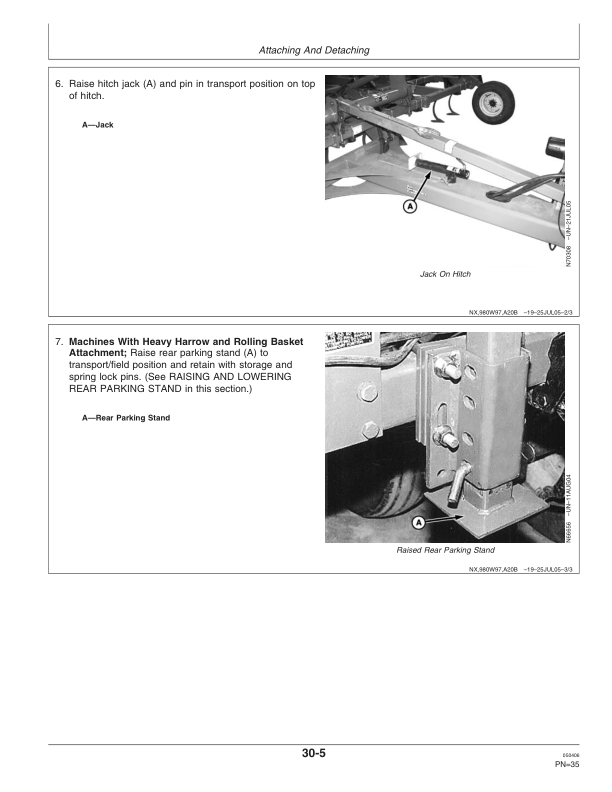 John Deere 2210 Level-Lift Field Cultivator North America (040000-740100) Operator’s Manual (OMN300475) Workshop Guide