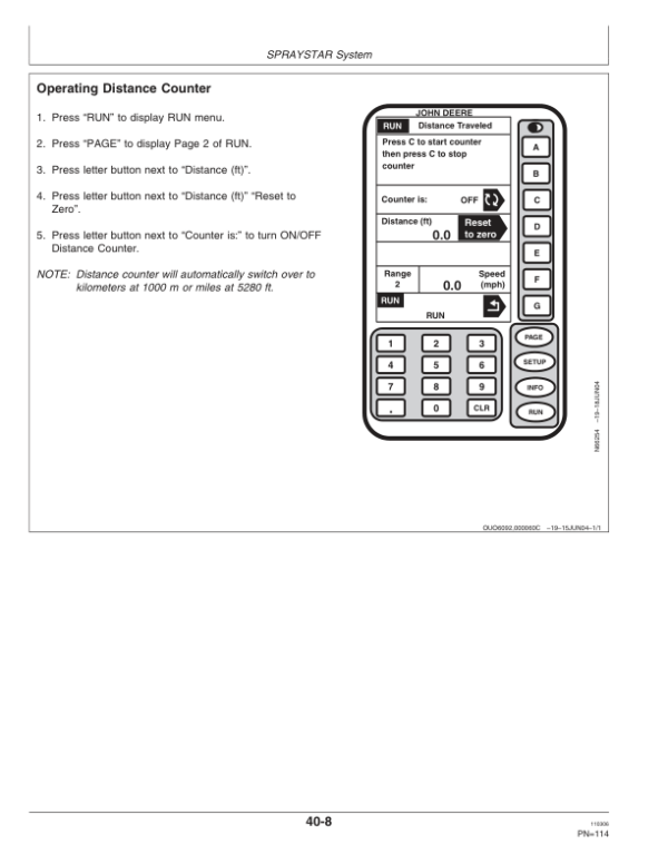 John Deere 4720 Self-Propelled Sprayer (007001-) Operator’s Manual (OMN300549) Workshop Guide
