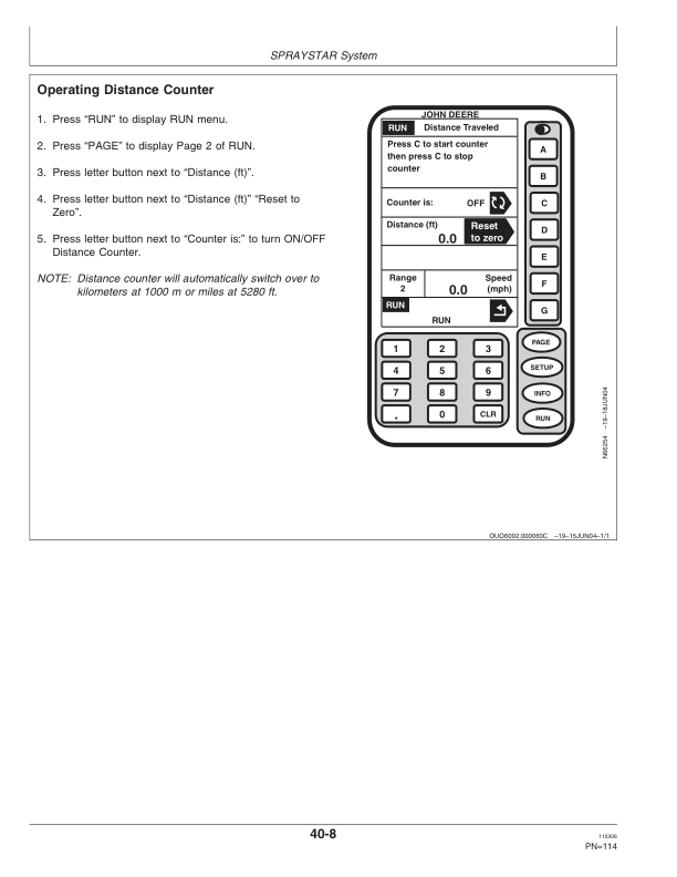 John Deere 4720 Self-Propelled Sprayer (007001-) Operator’s Manual (OMN300549) Workshop Guide