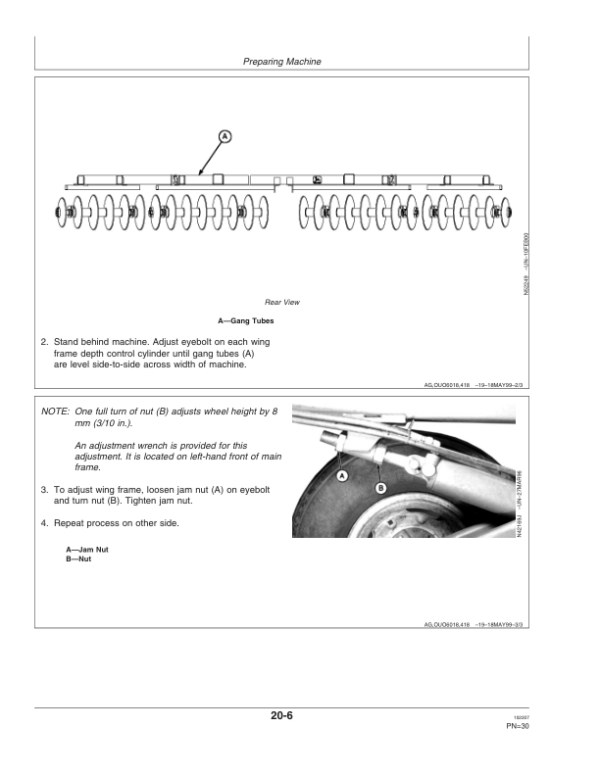 John Deere 512 Disk Ripper (012000- ) Operator’s Manual (OMN300722) Workshop Guide