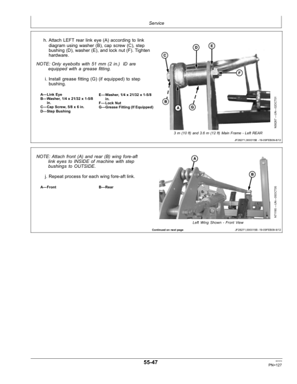 John Deere 2210 Floating Hitch Field Cultivator European Edition (008000- ) Operator’s Manual (OMN332301) Workshop Guide