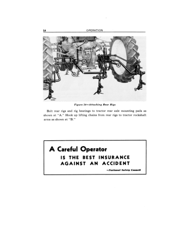John Deere 4600 Series Four-Row Cultivator Operator’s Manual (OMN39156) Workshop Guide