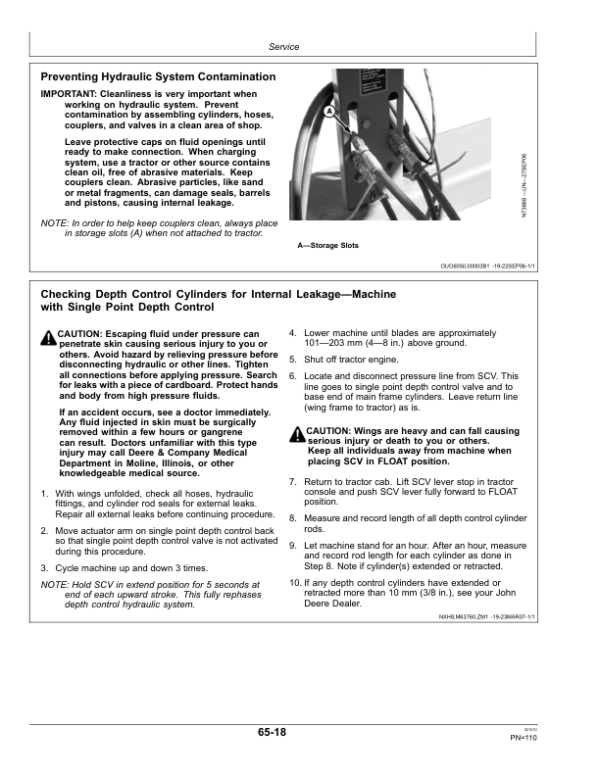 John Deere 637 5-Section Rock Disk (016000-) Operator’s Manual (OMN400088) Workshop Guide
