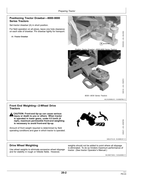 John Deere 3710 Drawn FlexMoldboard (004400-) Operator’s Manual (OMN401347) Workshop Guide