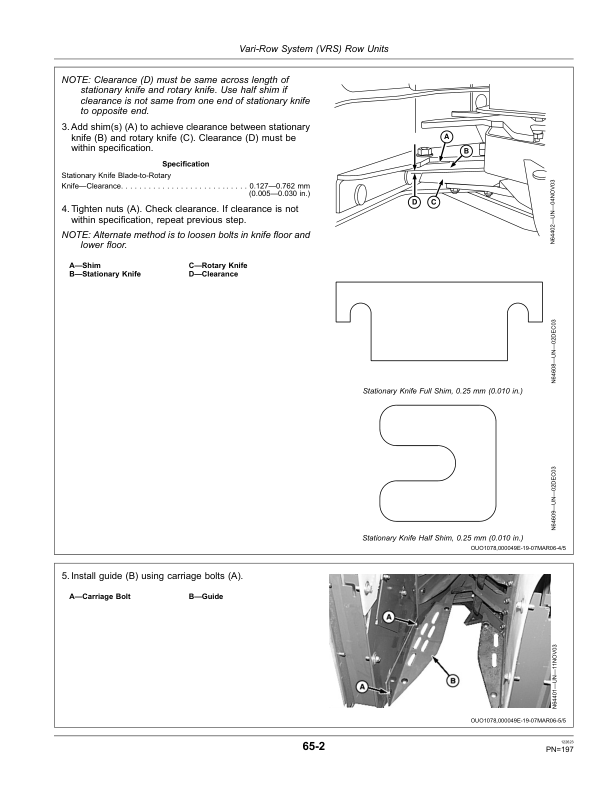 John Deere 7660 Cotton Pickers Operator’s Manual (OMN401531) Workshop Guide