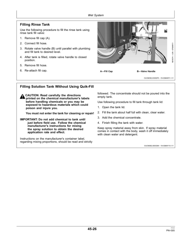 John Deere 4940 Self-Propelled Sprayer (000101-) Operator’s Manual (OMN401865) Workshop Guide