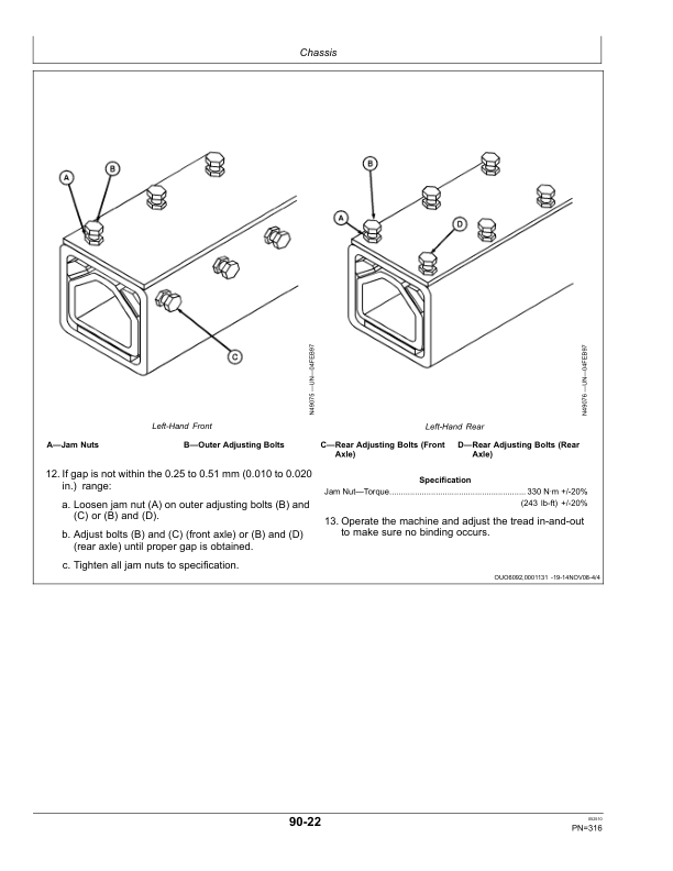 John Deere 4730 (013001-018000) & 4830 (013001-023000) Self-Propelled Sprayer (Export Edition) Operator’s Manual (OMN401930) Workshop Guide