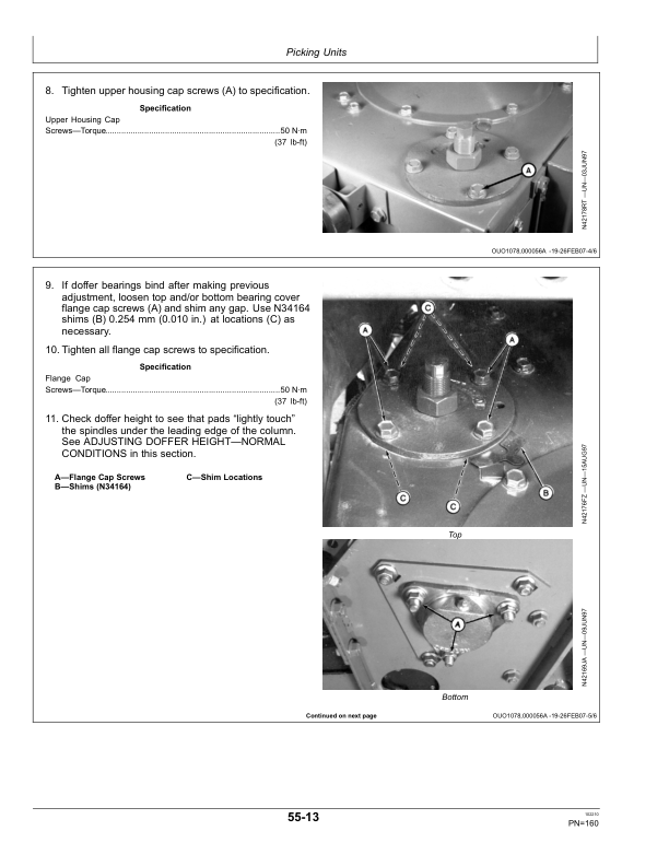 John Deere 9970 Cotton Picker (Export Edition) (035001-) Operator’s Manual (OMN404009) Workshop Guide