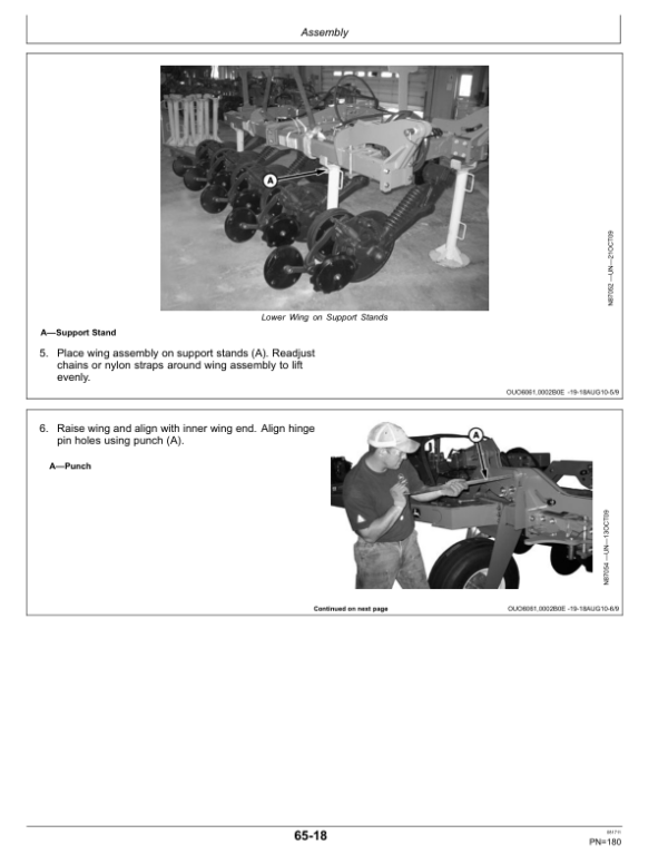 John Deere 2510H High-Speed Applicators (Low-Disturbance) North America (740101-745100) Operator’s Manual (OMN405397) Workshop Guide