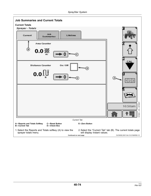 John Deere 4630 Self-Propelled Sprayers North America (018001-023000) Operator’s Manual (OMN405435) Workshop Guide