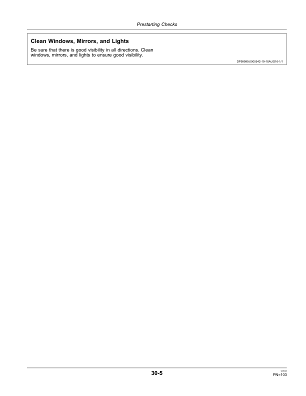 John Deere 7760 Cotton Picker (039000-) Operator’s Manual (OMN406828) Workshop Guide