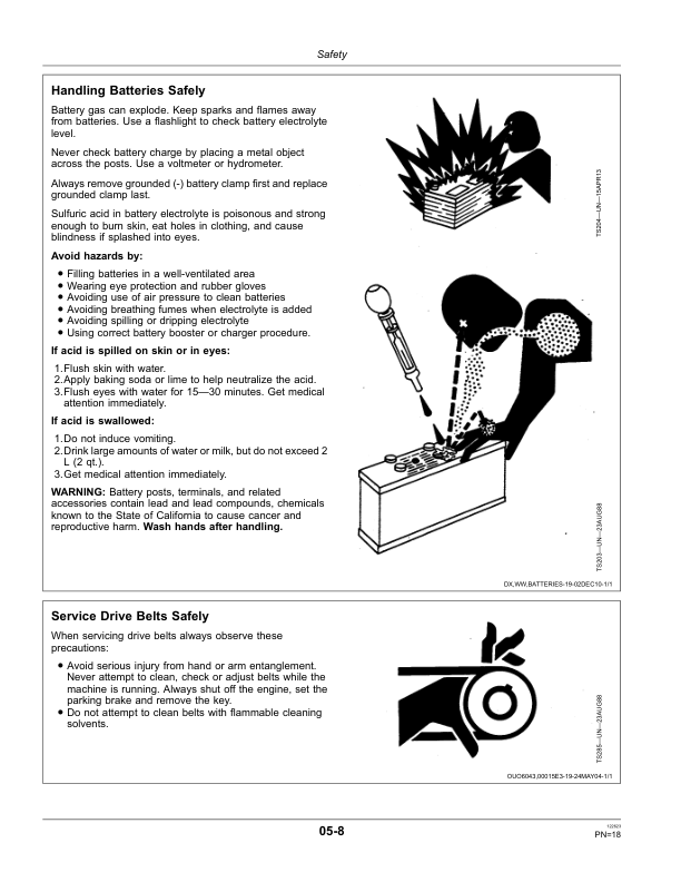 John Deere 4630 Self-Propelled Sprayers Export Edition (023001-028000) Operator’s Manual (OMN409170) Workshop Guide