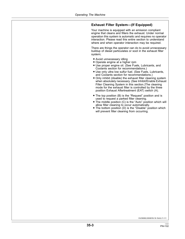 John Deere 4940 Self-Propelled Sprayer (023001-) Operator’s Manual (OMN409503) Workshop Guide