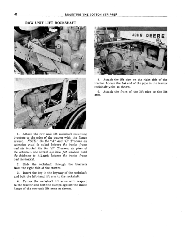 John Deere 77 Cotton Stripper Operator’s Manual (OMN97501) Workshop Guide