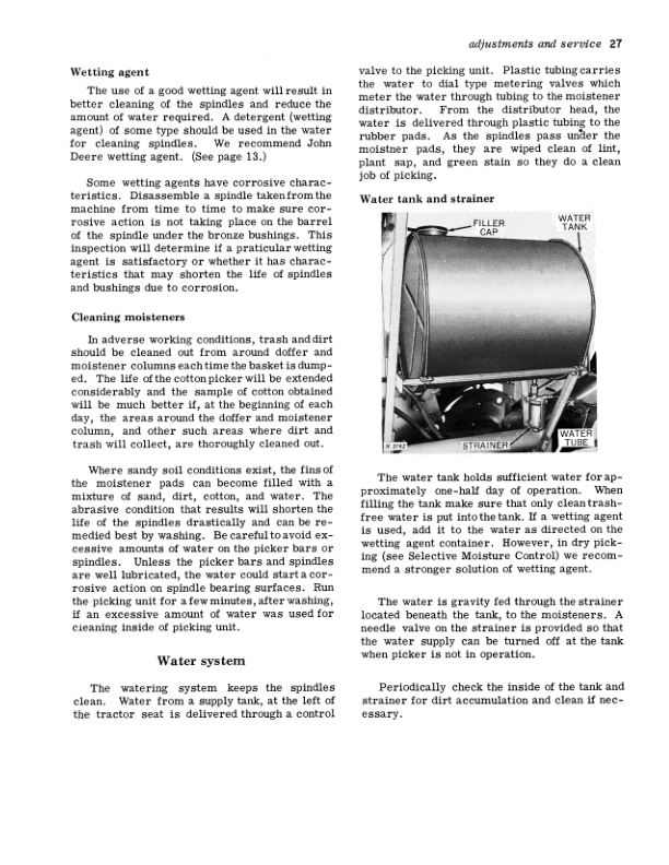 John Deere 11 One-Row Cotton Picker (000351-) Operator’s Manual (OMN97506N) Workshop Guide