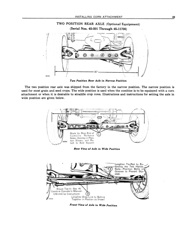 John Deere 205 Corn Attachment Operator’s Manual (OMN97525) Workshop Guide