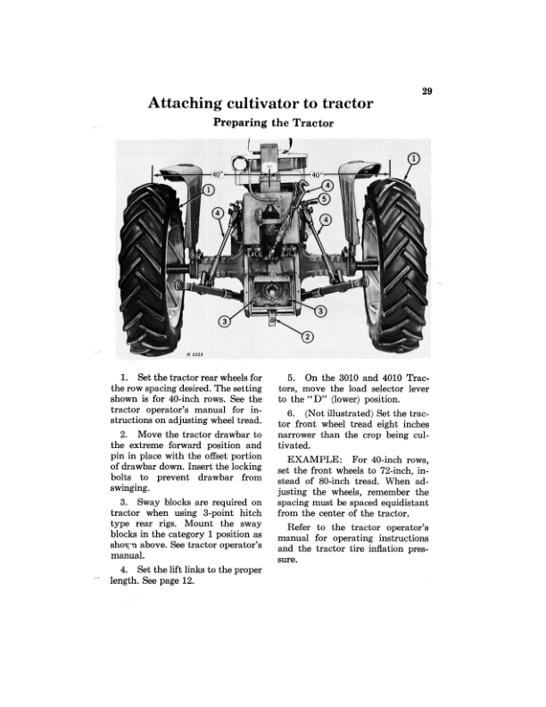 John Deere A2 Two-Row A4 Four-Row Row Crop Cultivator Operator’s Manual (OMN97585N) Workshop Guide