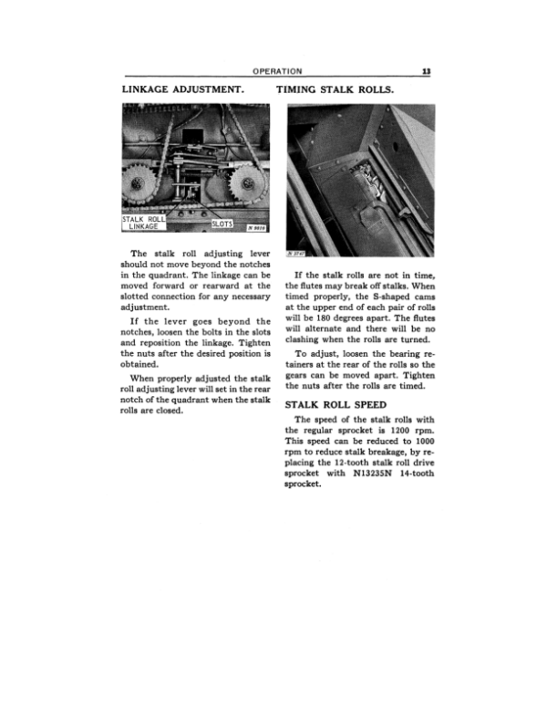 John Deere 410 Corn Head Attachments For 40, 45, 55, 95, 105 Combines Operator’s Manual (OMN97596) Workshop Guide