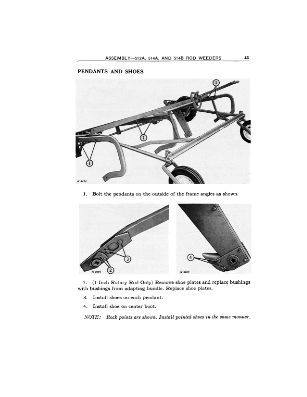 John Deere 500 Series Rod Weeder – 510A, 512A, 514A, 514B Operator’s Manual (OMN97621) Workshop Guide