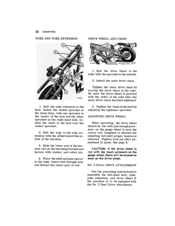 John Deere 1000 Series Rod Weeder Attachment Operator’s Manual (OMN97684) Workshop Guide