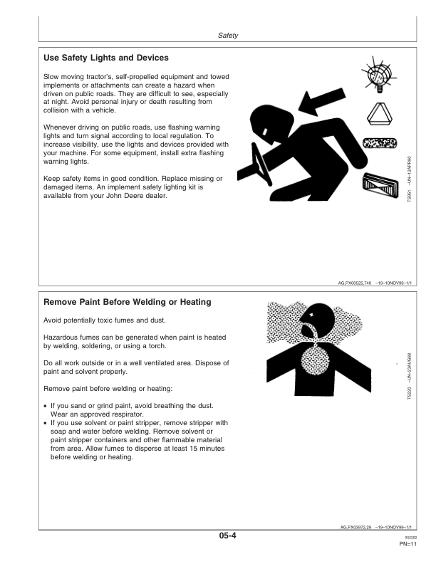 John Deere 25A Flail Mower (-644699) Operator’s Manual (OMP58341) Workshop Guide