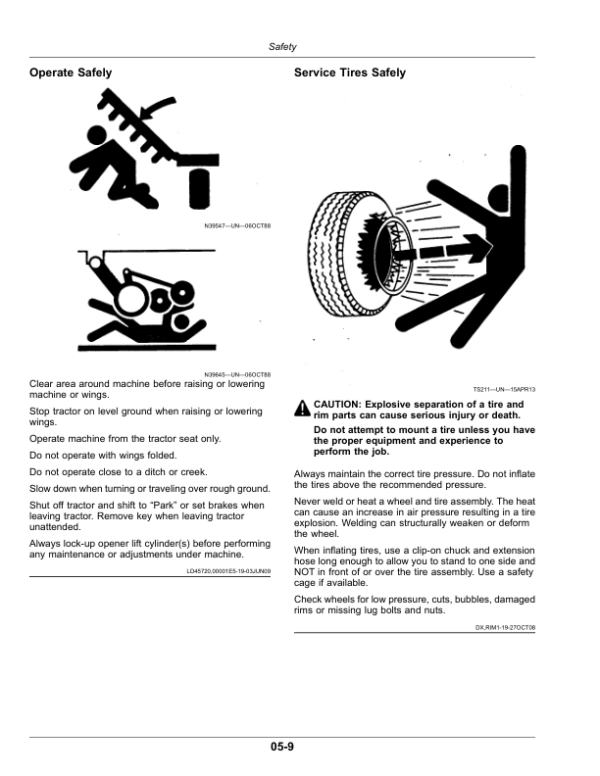 John Deere P600 Series Precision Air Hoe Drill (799101-) (North American) Operator’s Manual (OMP60001) Workshop Guide
