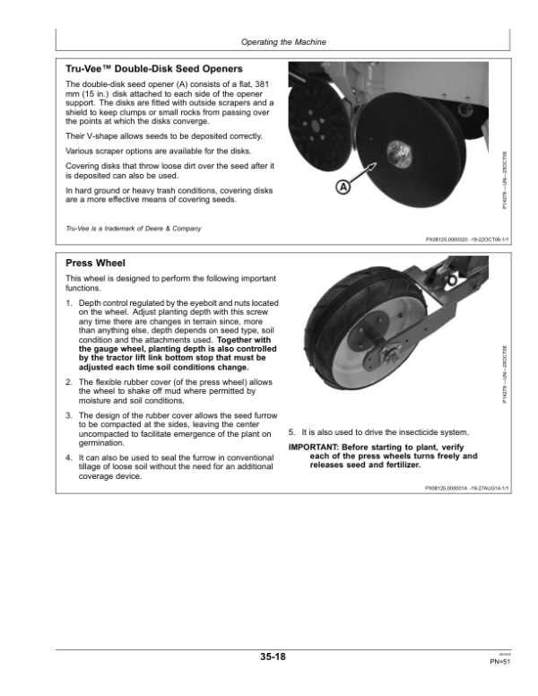 John Deere 1010 MaxPlanter 2, 3 & 4 Row (Export Edition) Operator’s Manual (OMP73970) Workshop Guide