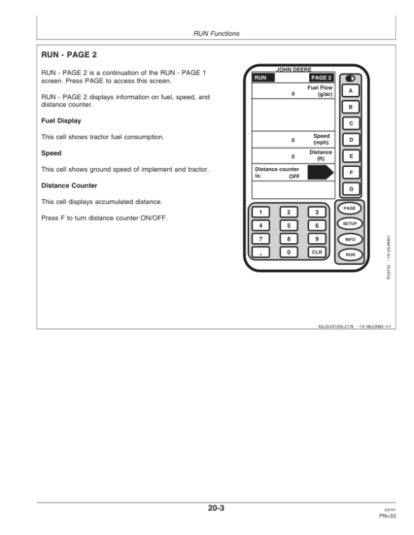 John Deere Greenstar Monitor Display Operator’s Manual (OMPC20086) Workshop Guide