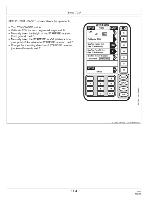 John Deere Terrain Compensation Module (TCM) Operator’s Manual (OMPC20193) Workshop Guide