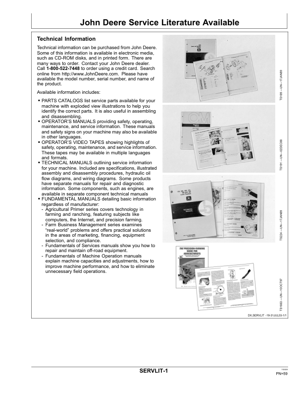 John Deere SurfaceWater Pro GS2 2600 Display Operator’s Manual (OMPC21751) Workshop Guide